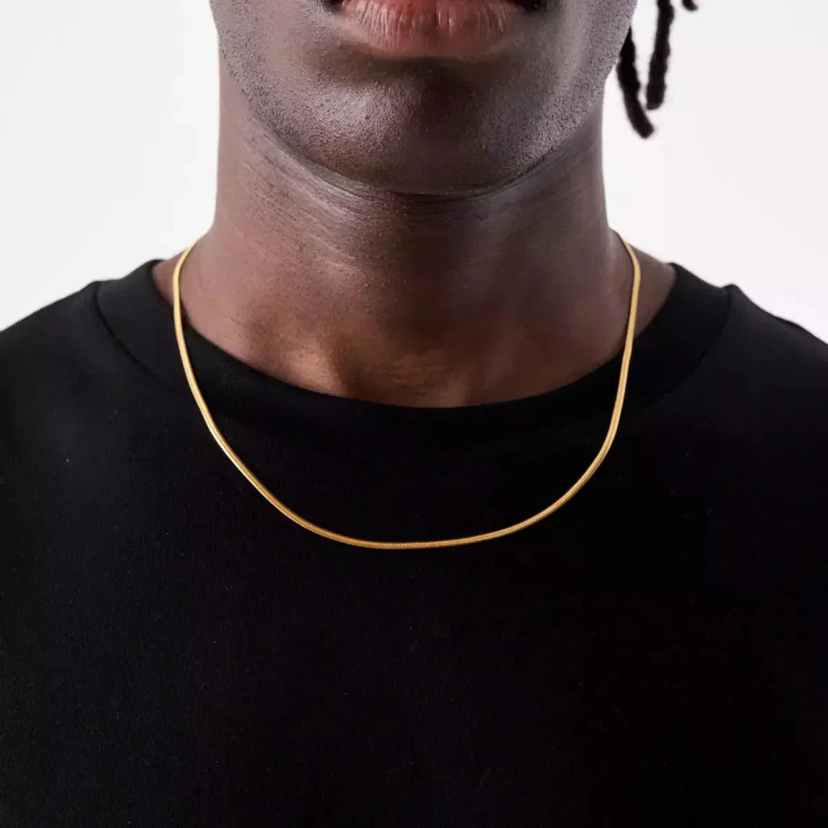 2MM SNAKE CHAIN - 18K GOLD - SANTMEZ®