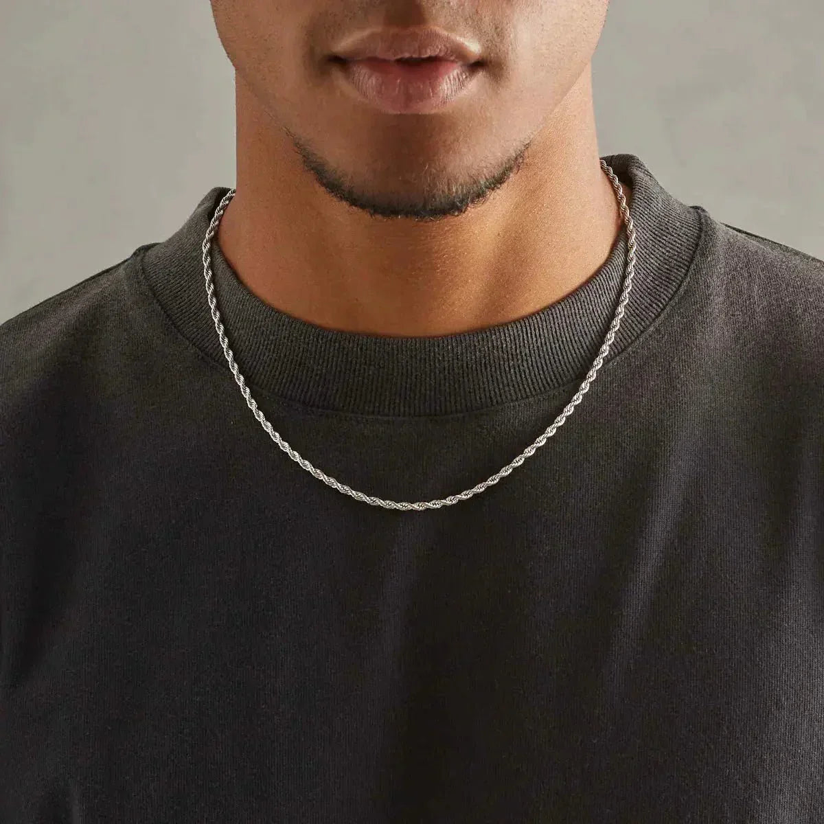 3MM ROPE CHAIN - 925 STERLING SILVER - SANTMEZ®