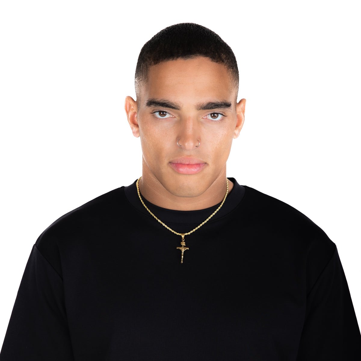 CRUCIFIX PENDANT - 18K GOLD - SANTMEZ®
