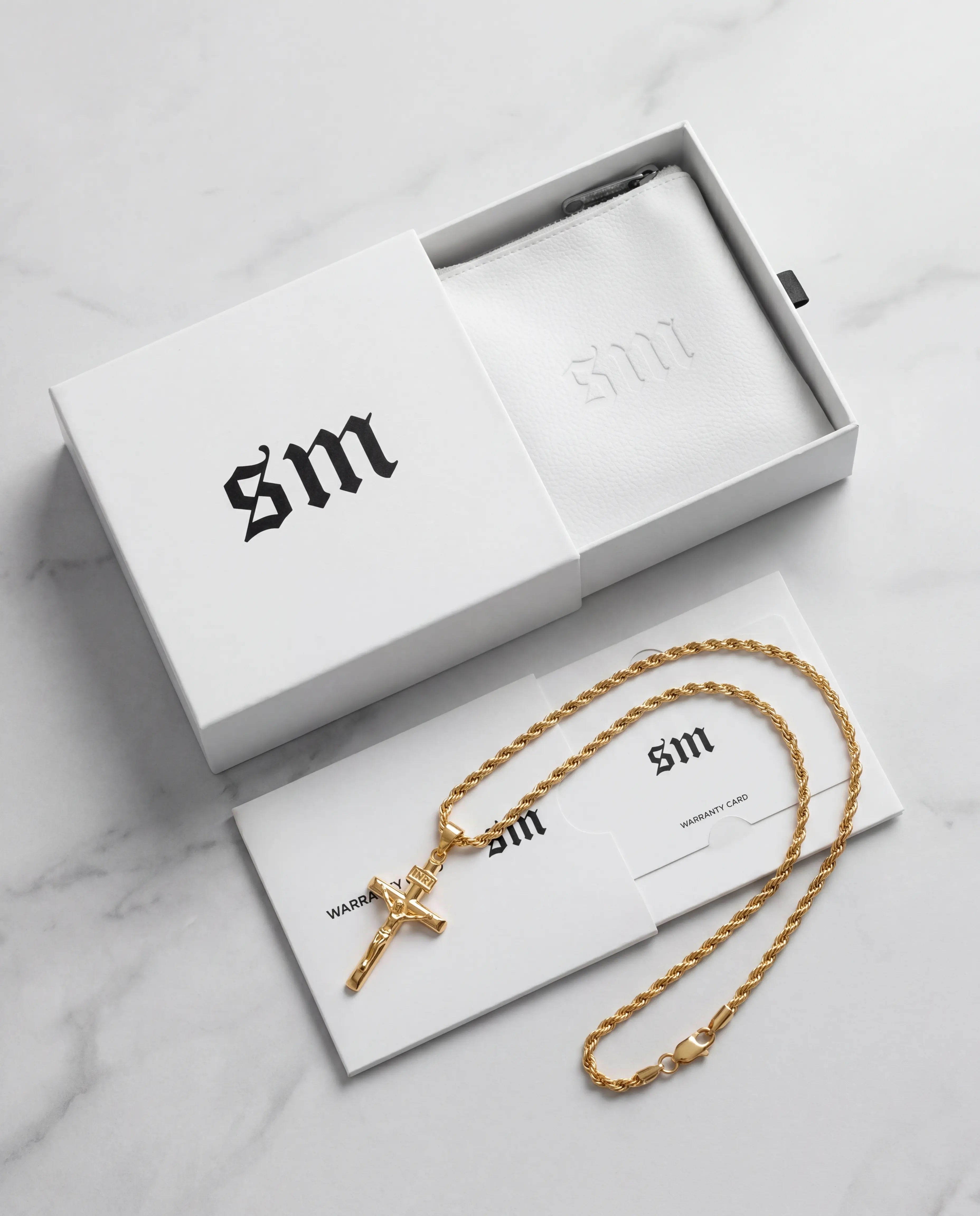 CRUCIFIX PENDANT - 18K GOLD