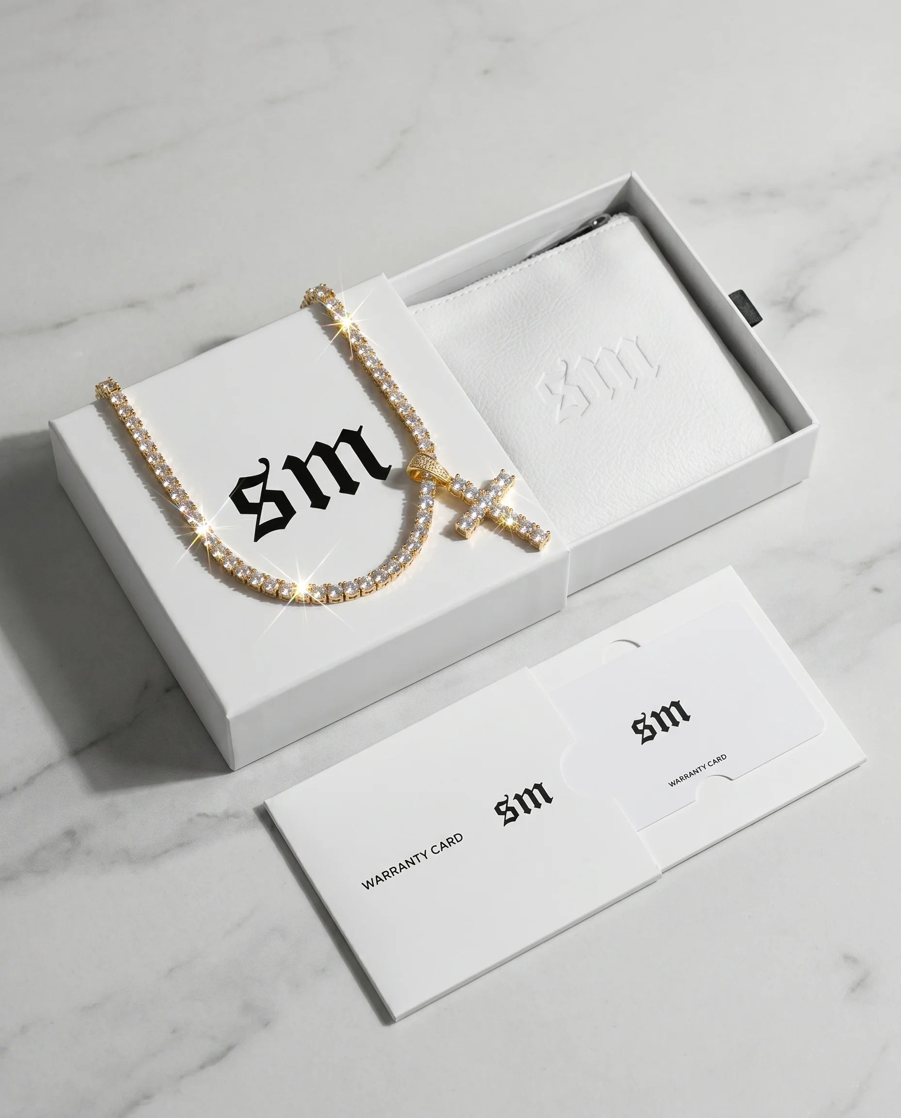 CROSS PIECE PENDANT - 18K GOLD