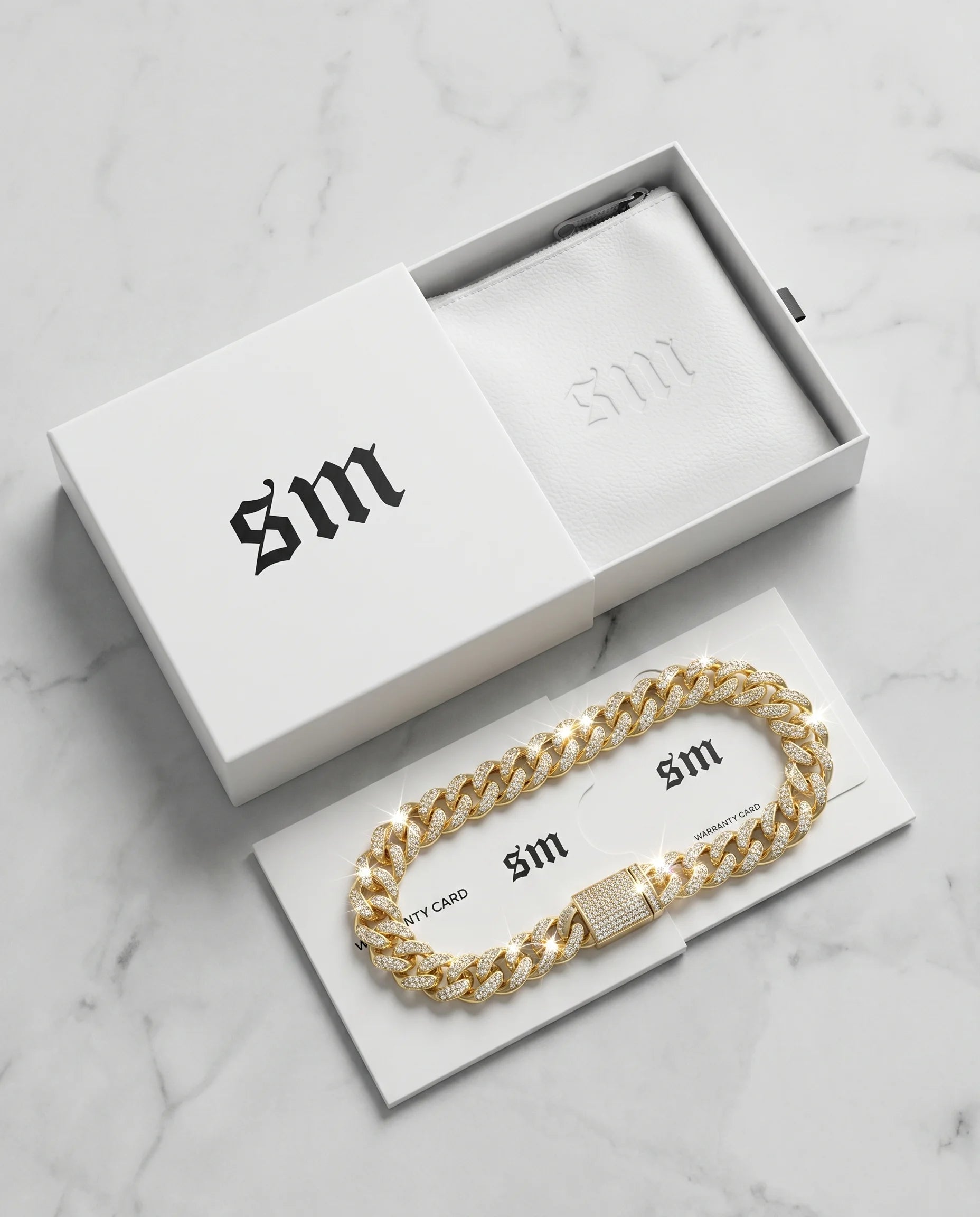 14MM CUBAN BRACELET - 18K GOLD