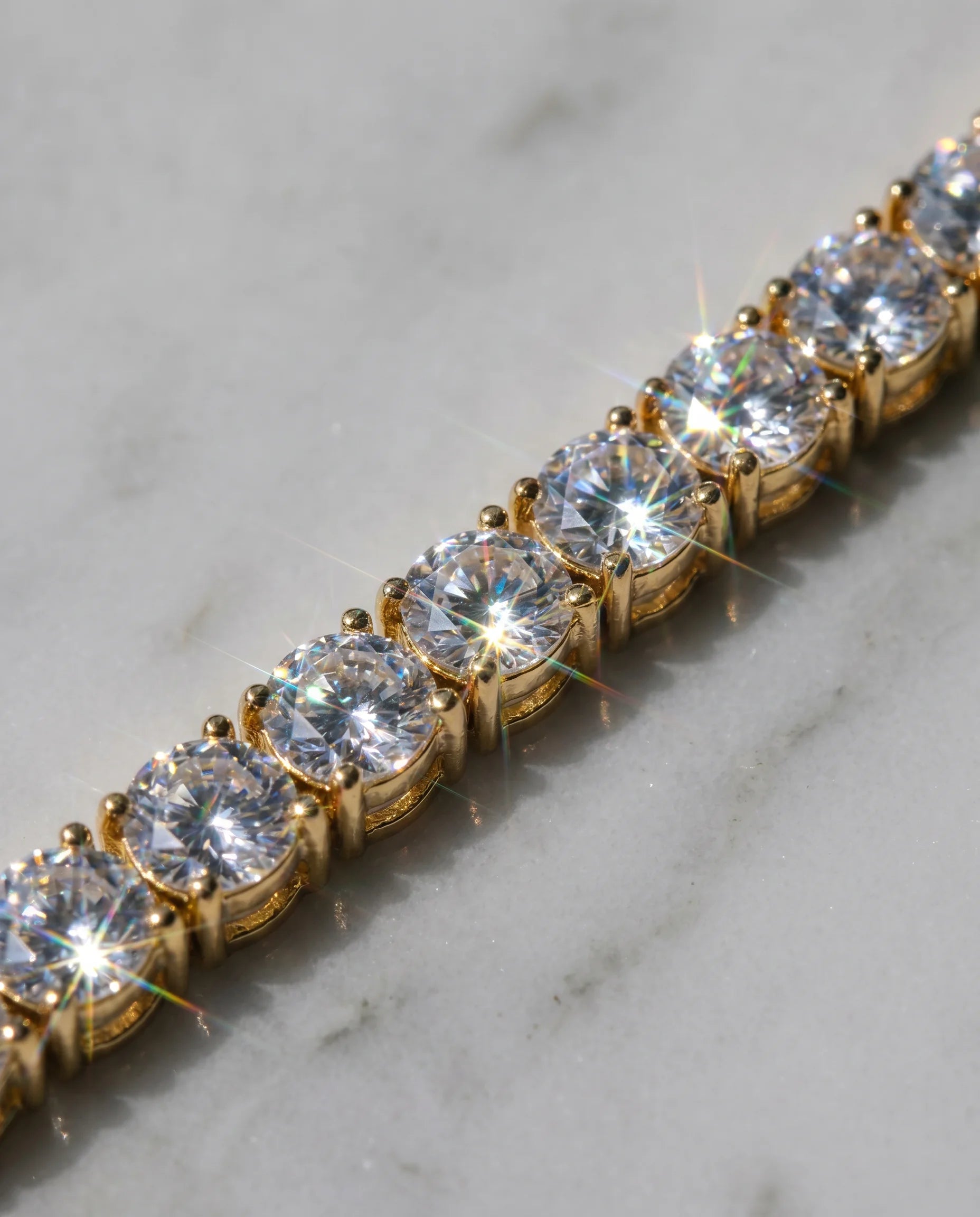 5MM TENNIS BRACELET - 18K GOLD