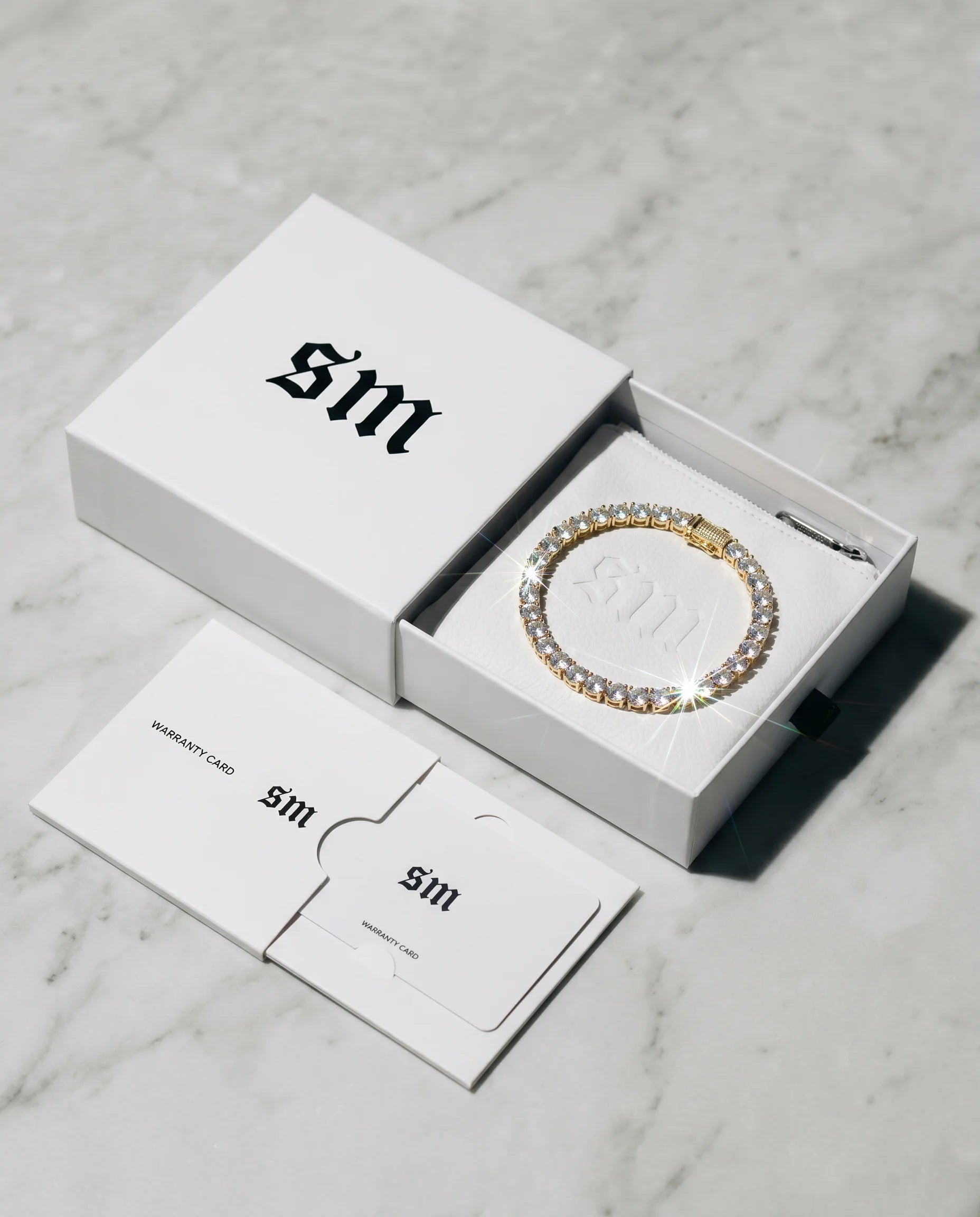 5MM TENNIS BRACELET - 18K GOLD