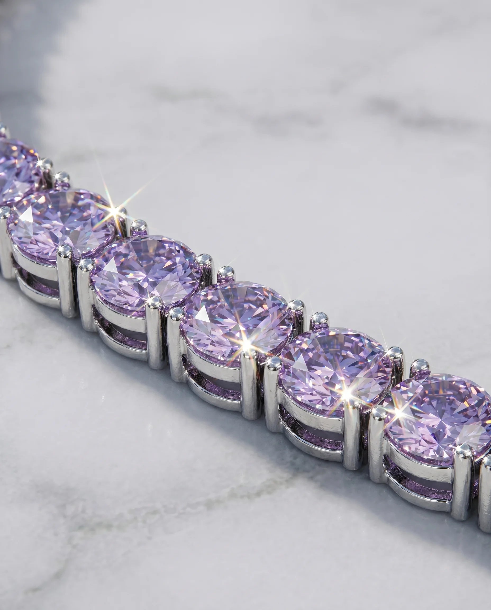 5MM TENNIS CHAIN - PURPLE
