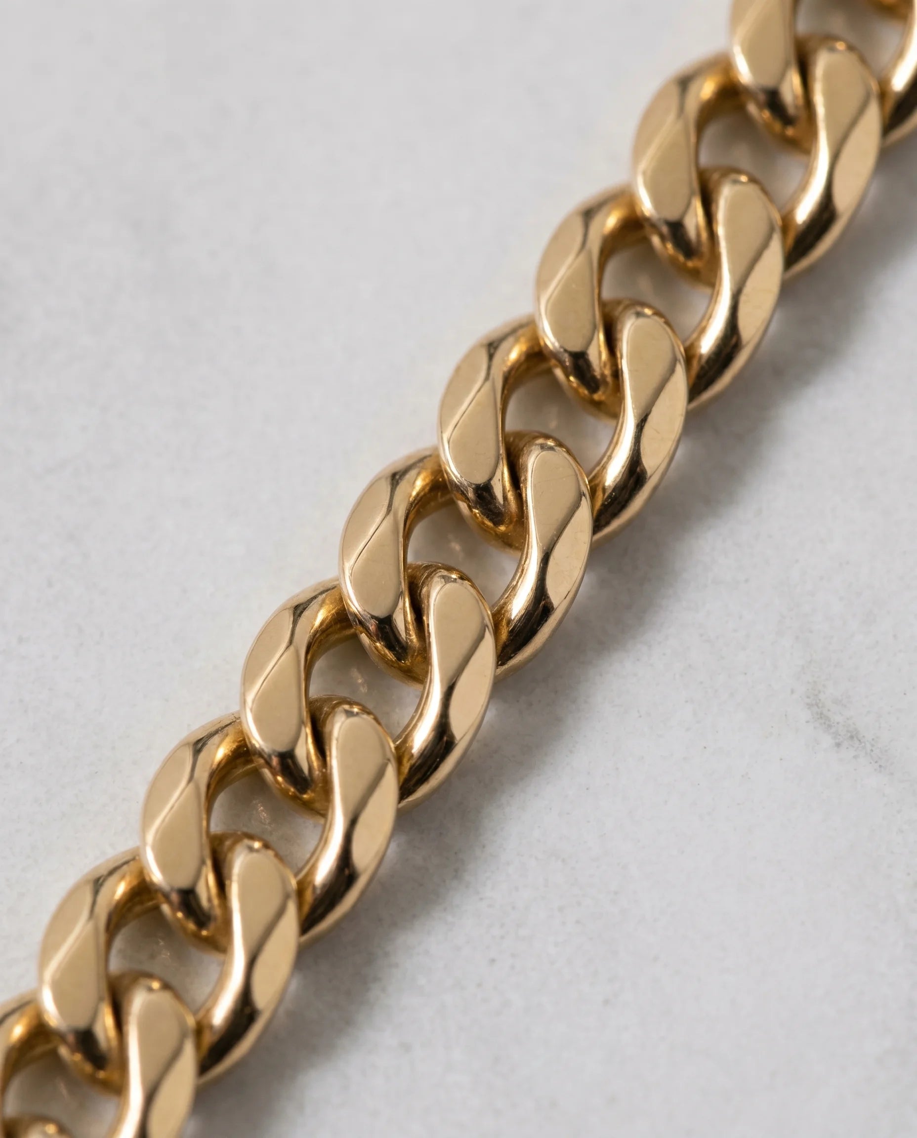3MM CLEAN CUBAN CHAIN - 18K GOLD