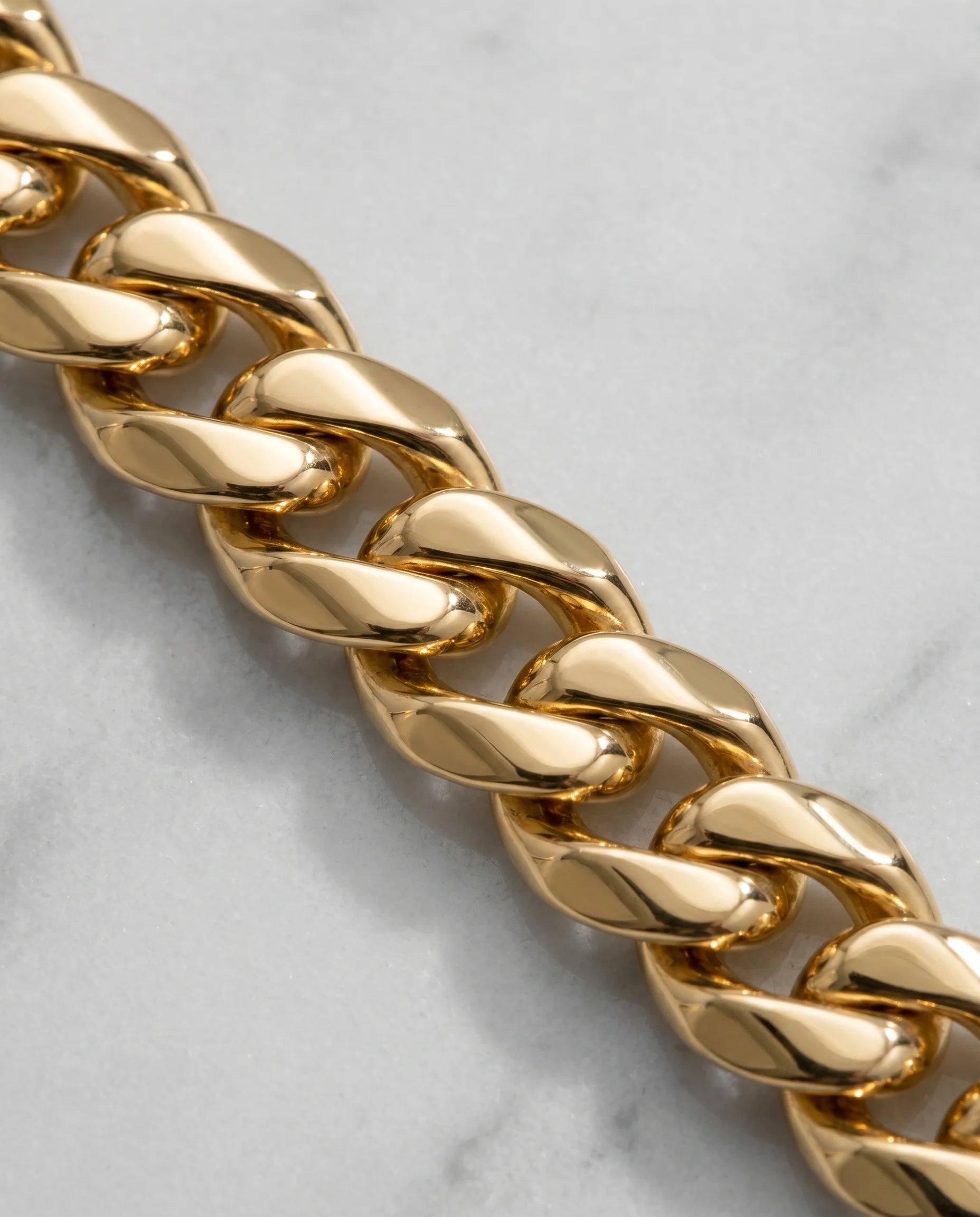 6MM CLEAN CUBAN CHAIN - 18K GOLD