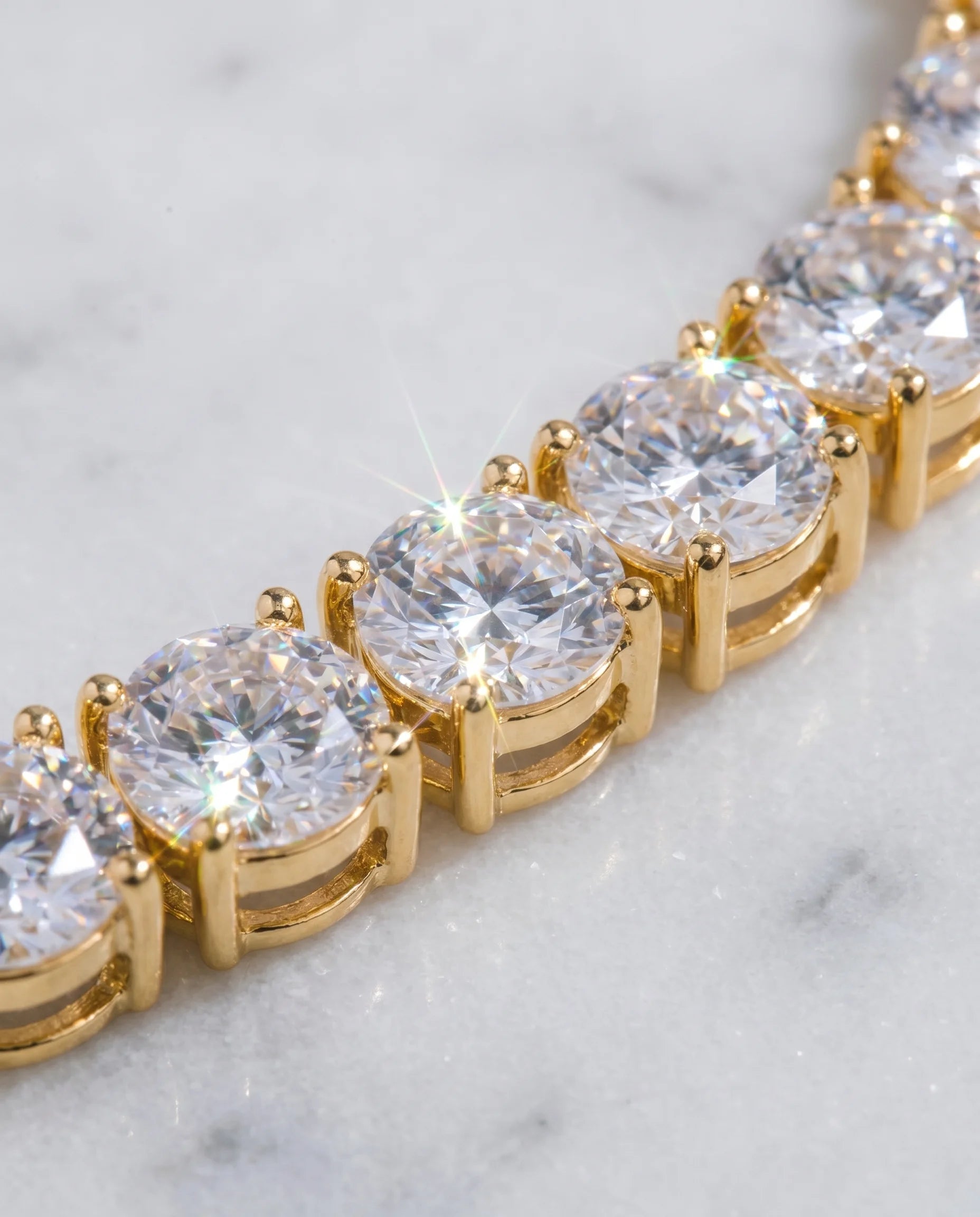 5MM TENNIS CHAIN - 18K GOLD