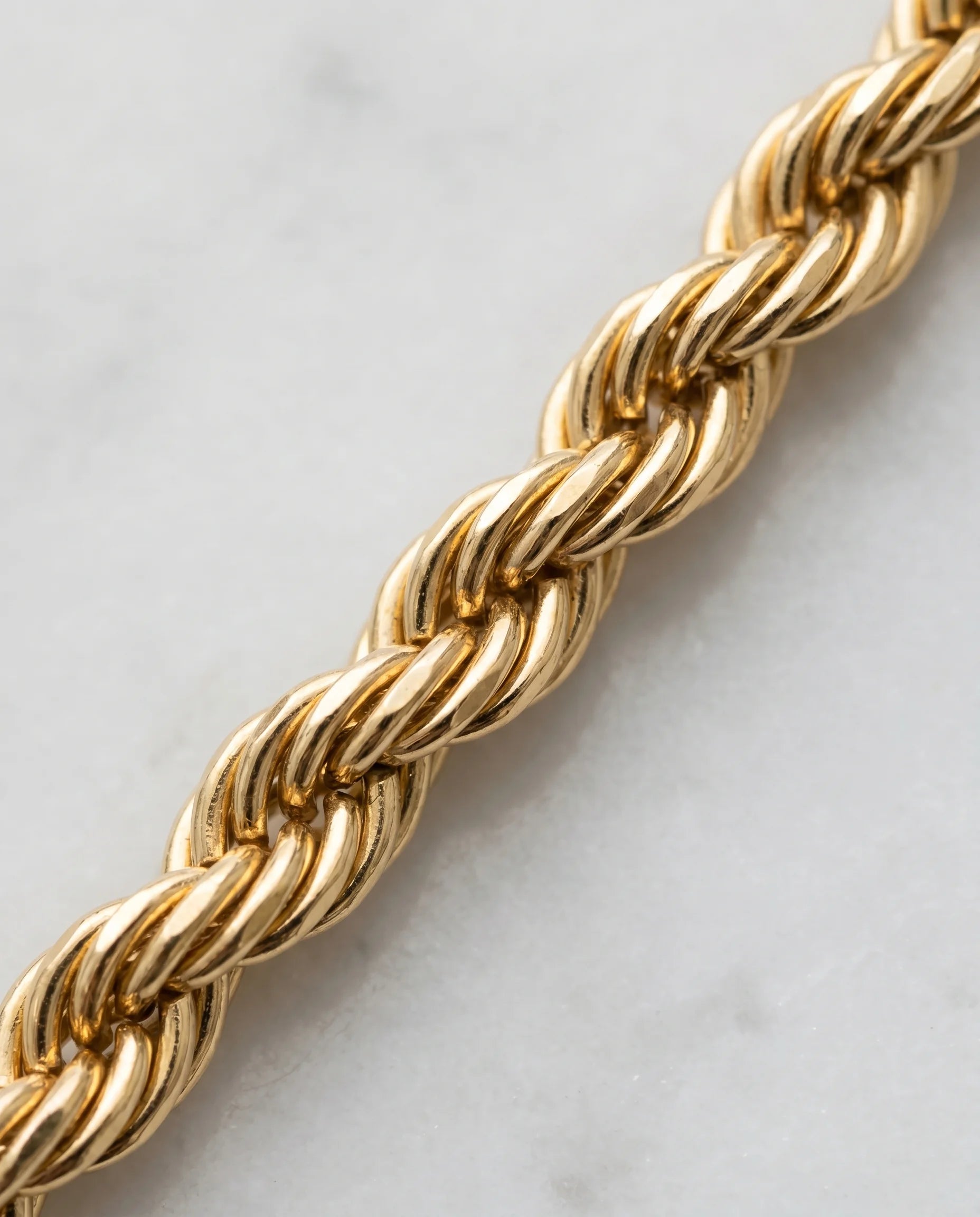 3MM ROPE CHAIN - 18K GOLD