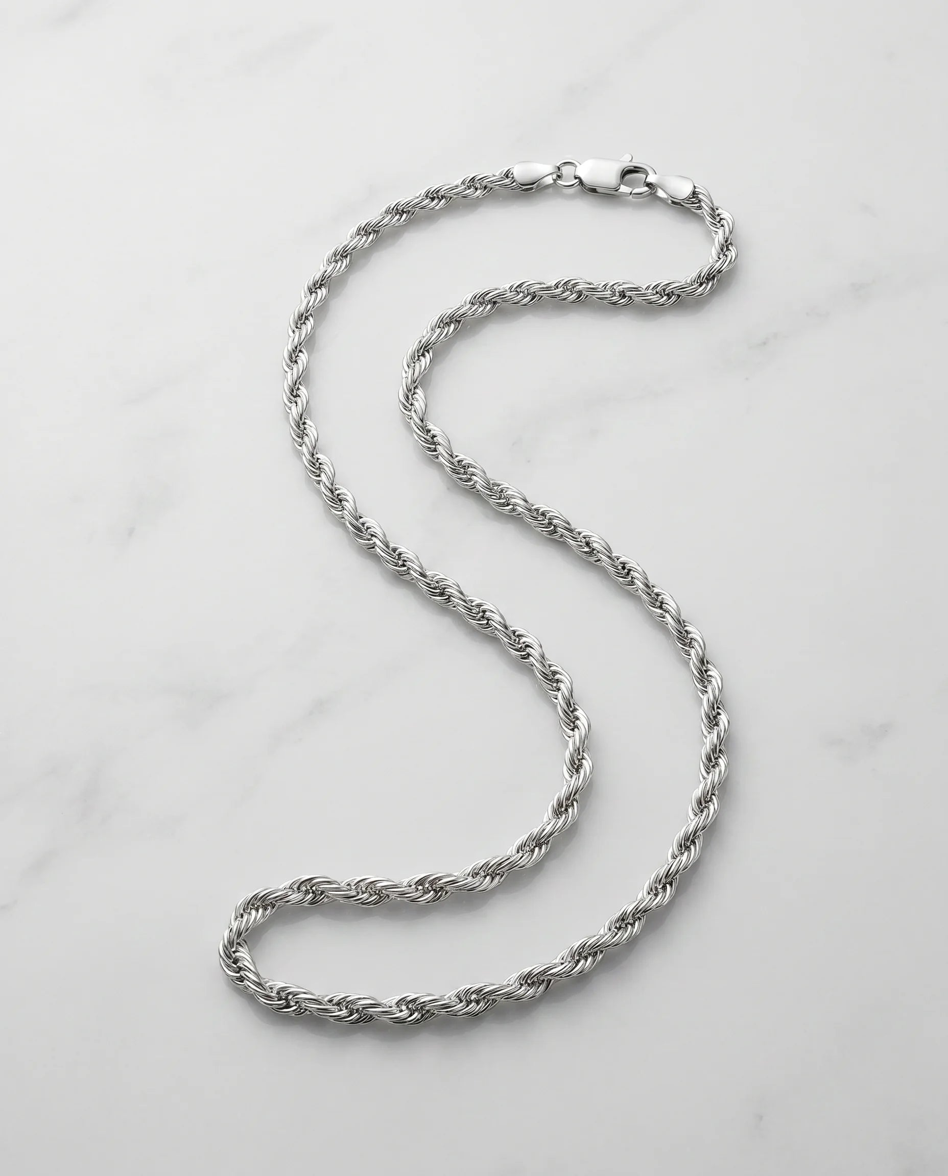 3MM ROPE CHAIN - 925 STERLING SILVER