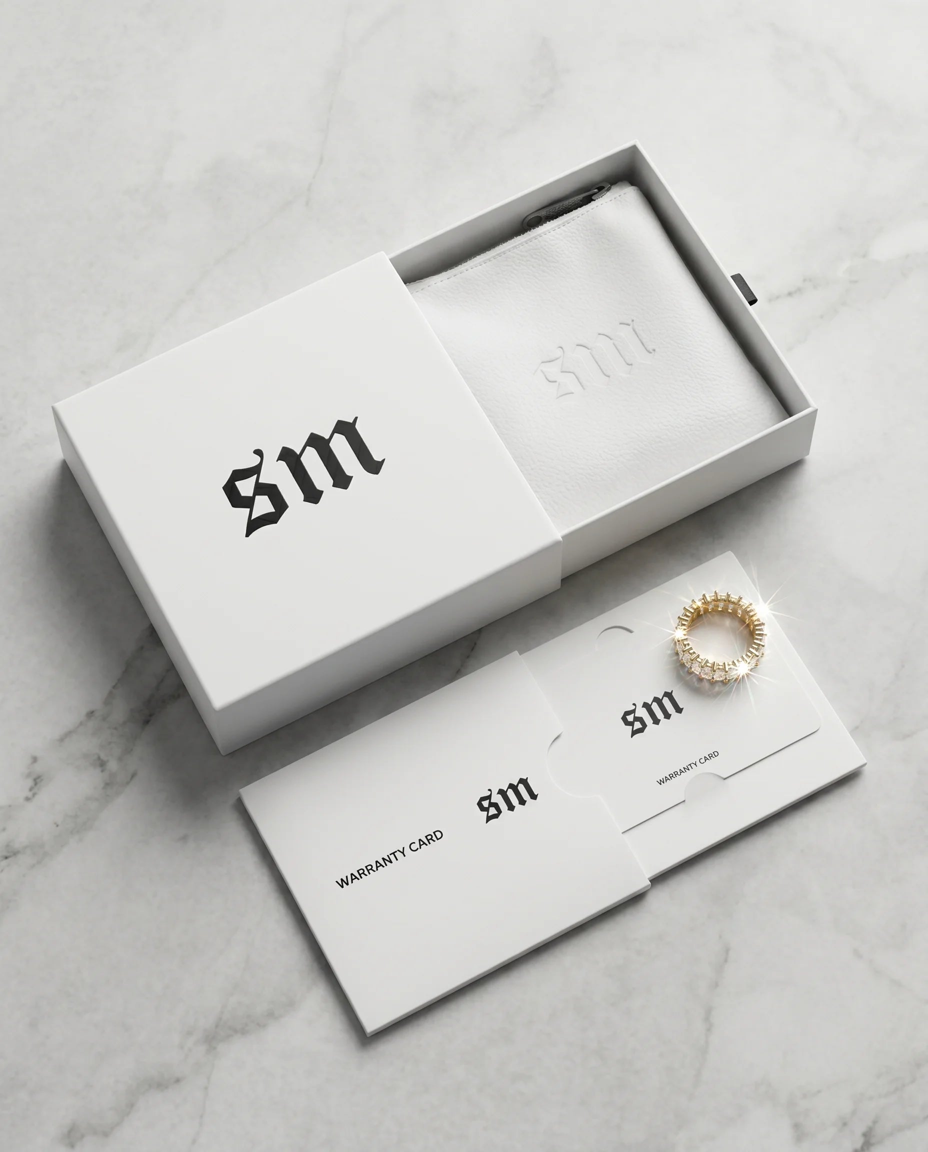 BAGUETTE ETERNITY RING - 18K GOLD