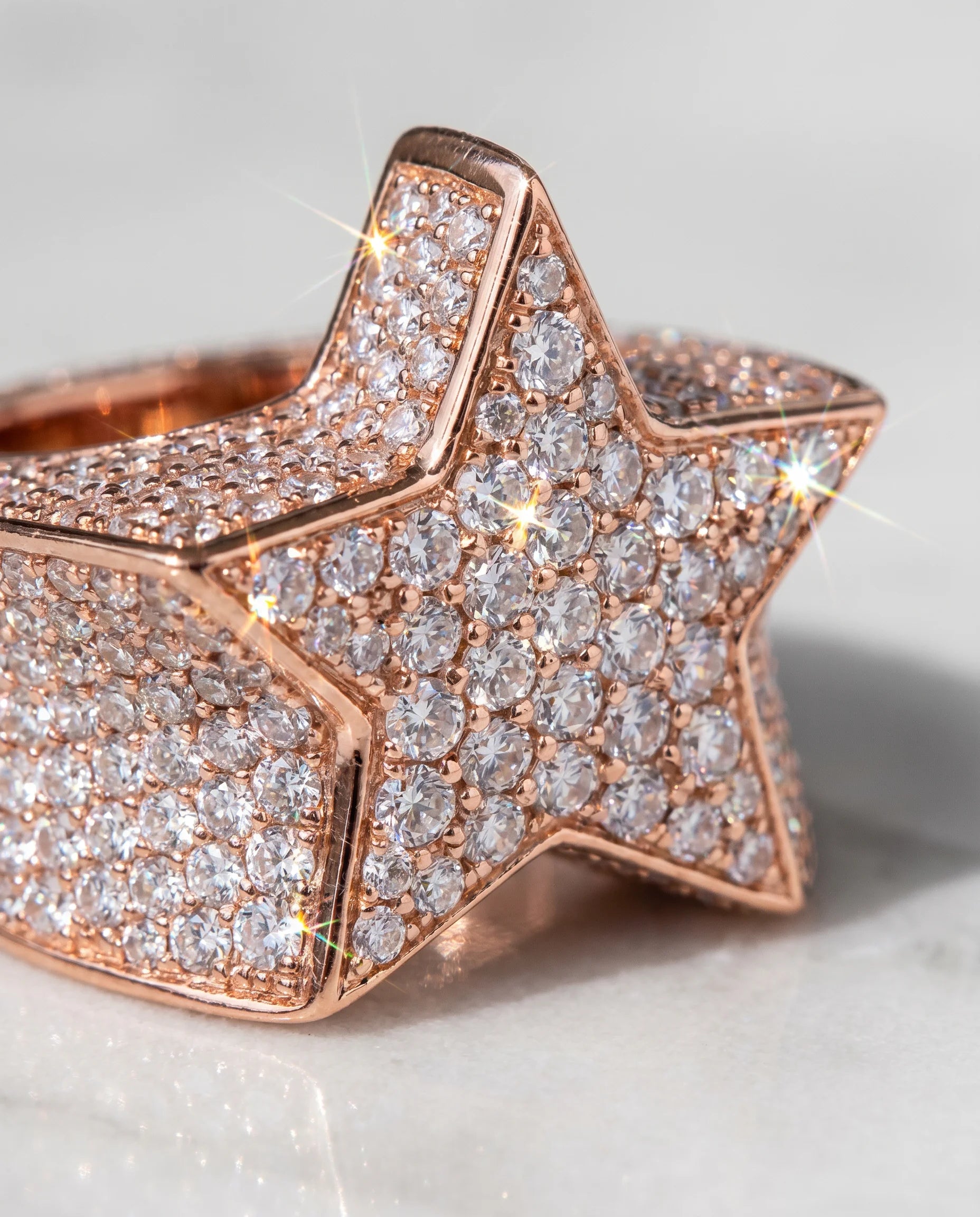 STAR DUST RING - ROSE GOLD