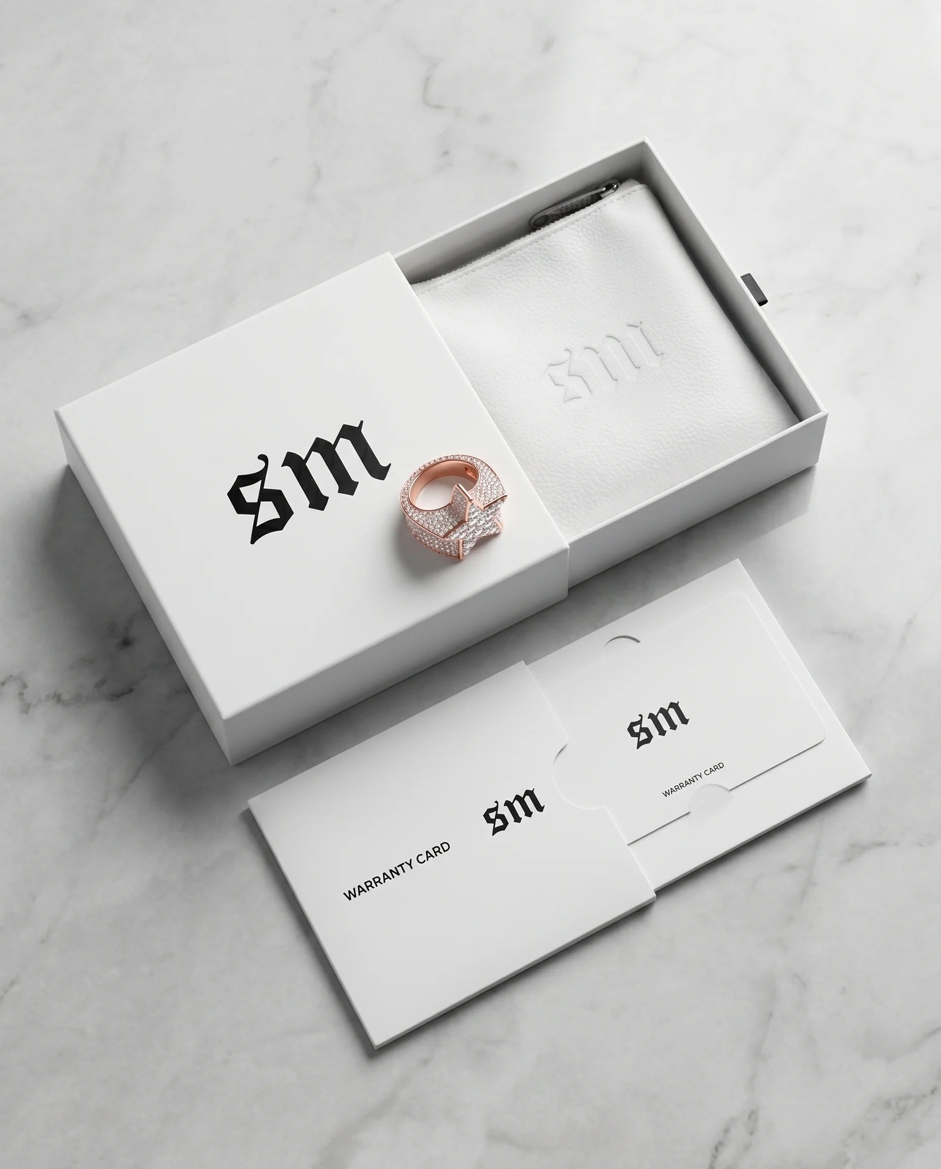 STAR DUST RING - ROSE GOLD
