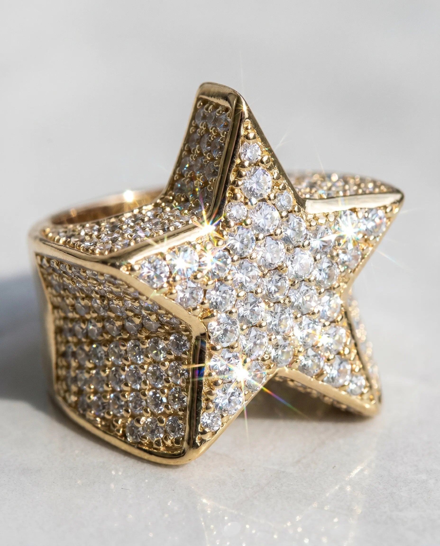 STAR DUST RING - 18K GOLD