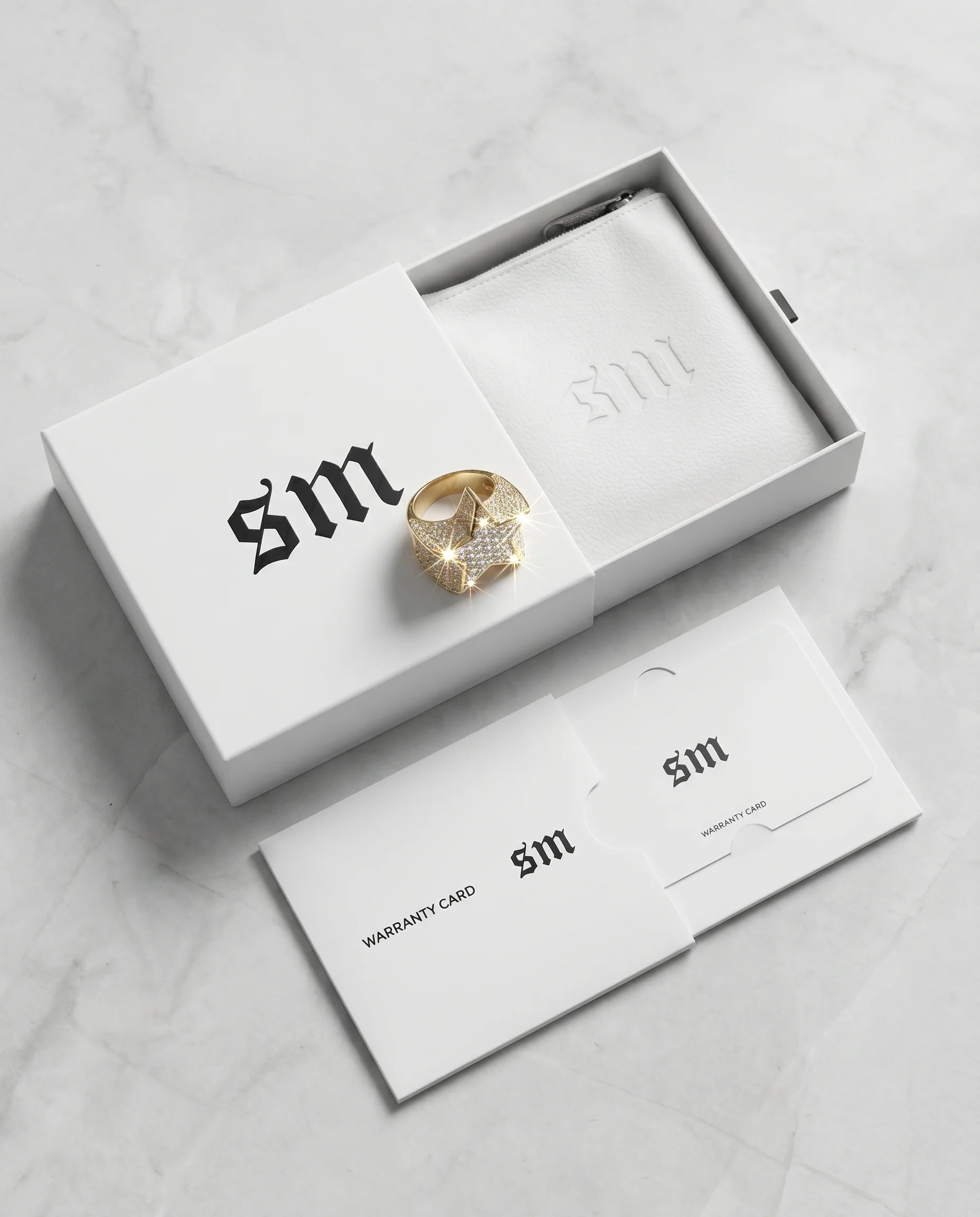 STAR DUST RING - 18K GOLD