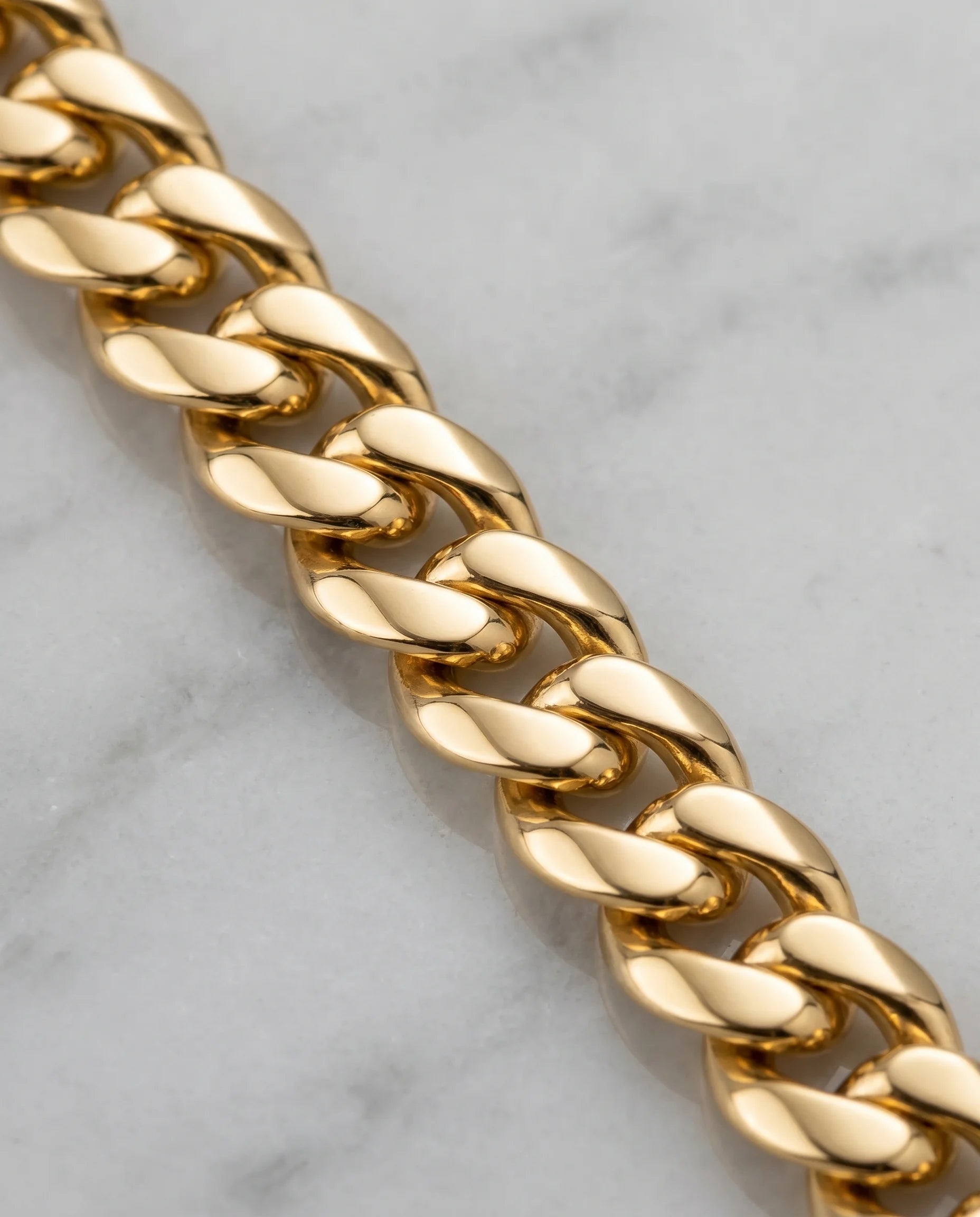 6MM CLEAN CUBAN BRACELET - 18K GOLD