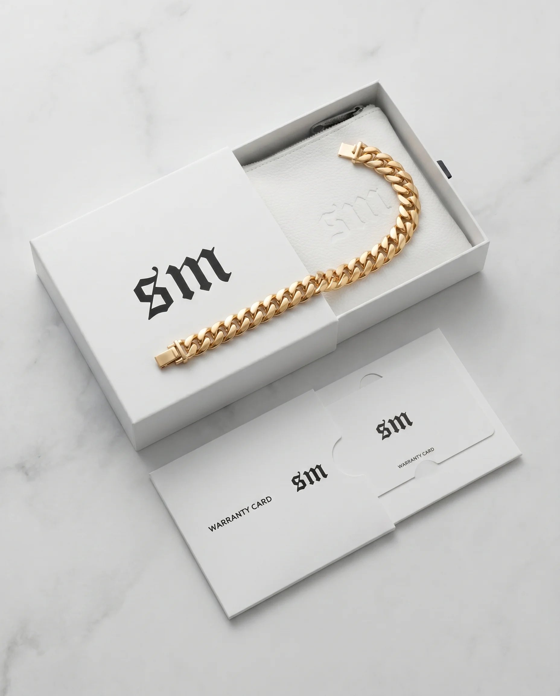 6MM CLEAN CUBAN BRACELET - 18K GOLD