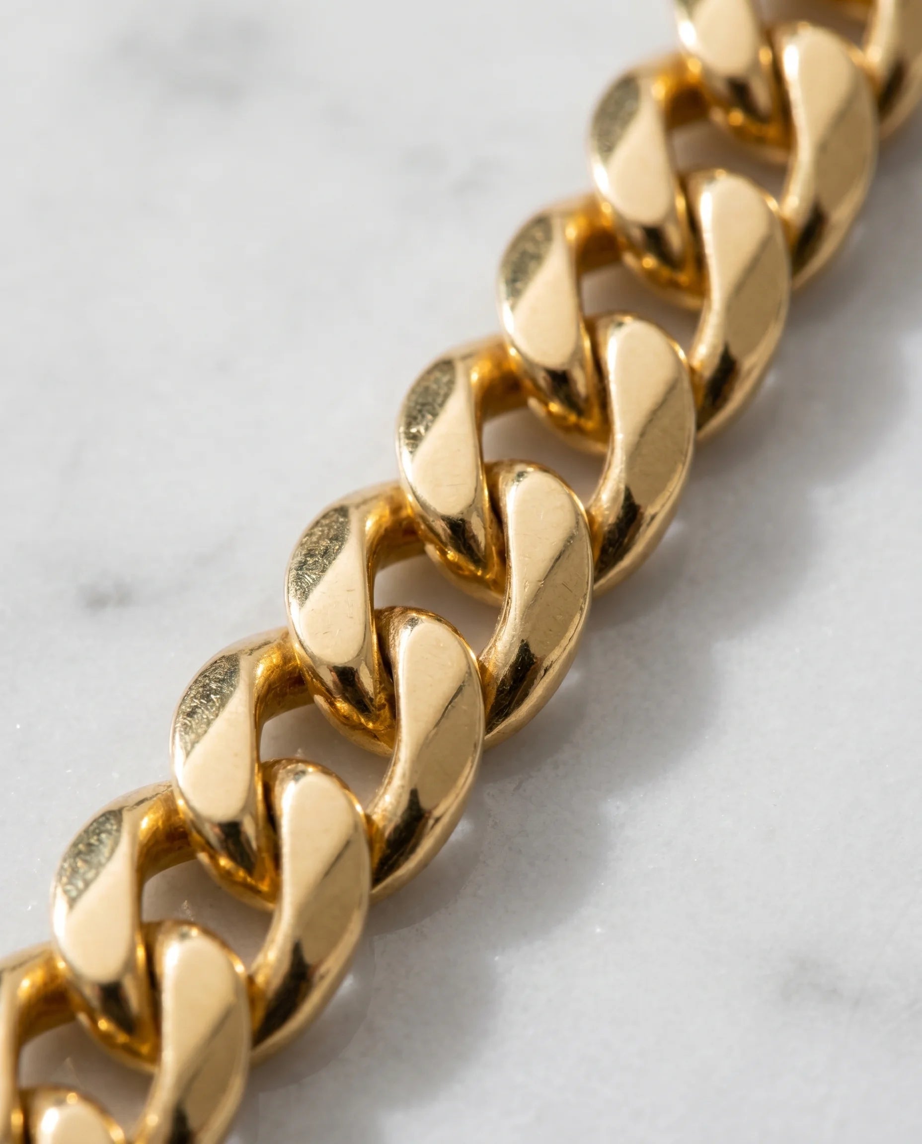 3MM CLEAN CUBAN CHAIN - 18K GOLD