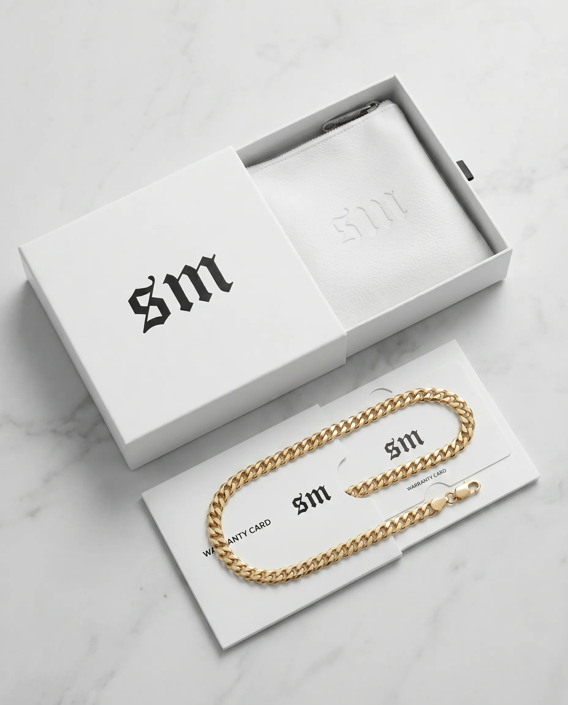3MM CLEAN CUBAN CHAIN - 18K GOLD