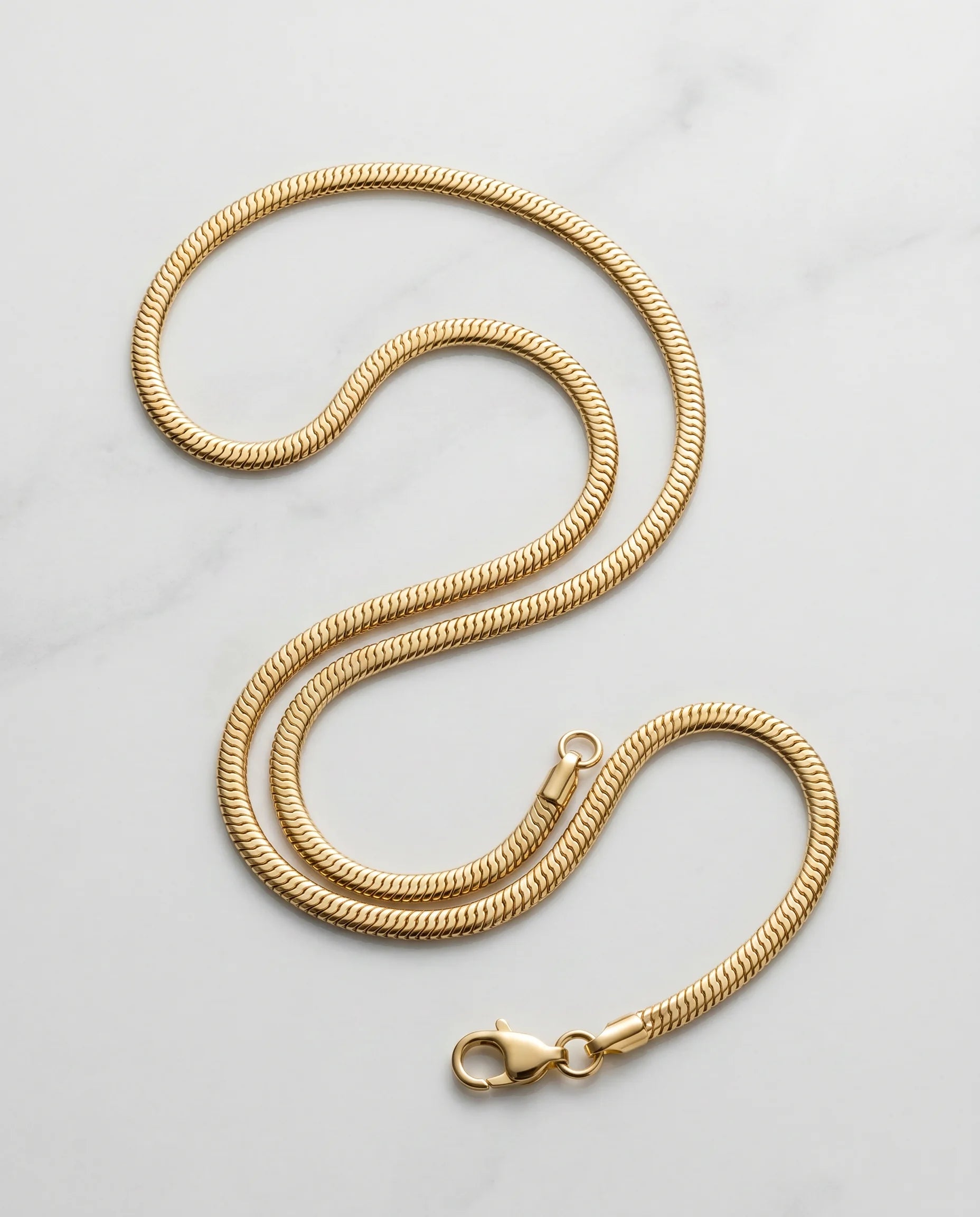 2MM SNAKE CHAIN - 18K GOLD