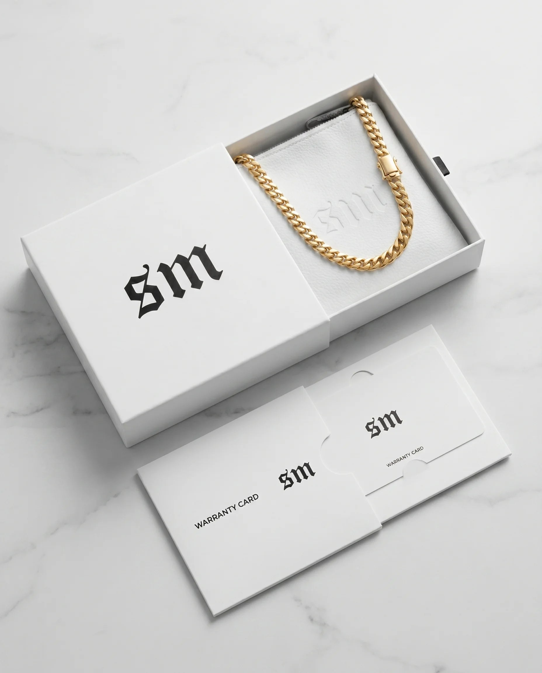 6MM CLEAN CUBAN CHAIN - 18K GOLD