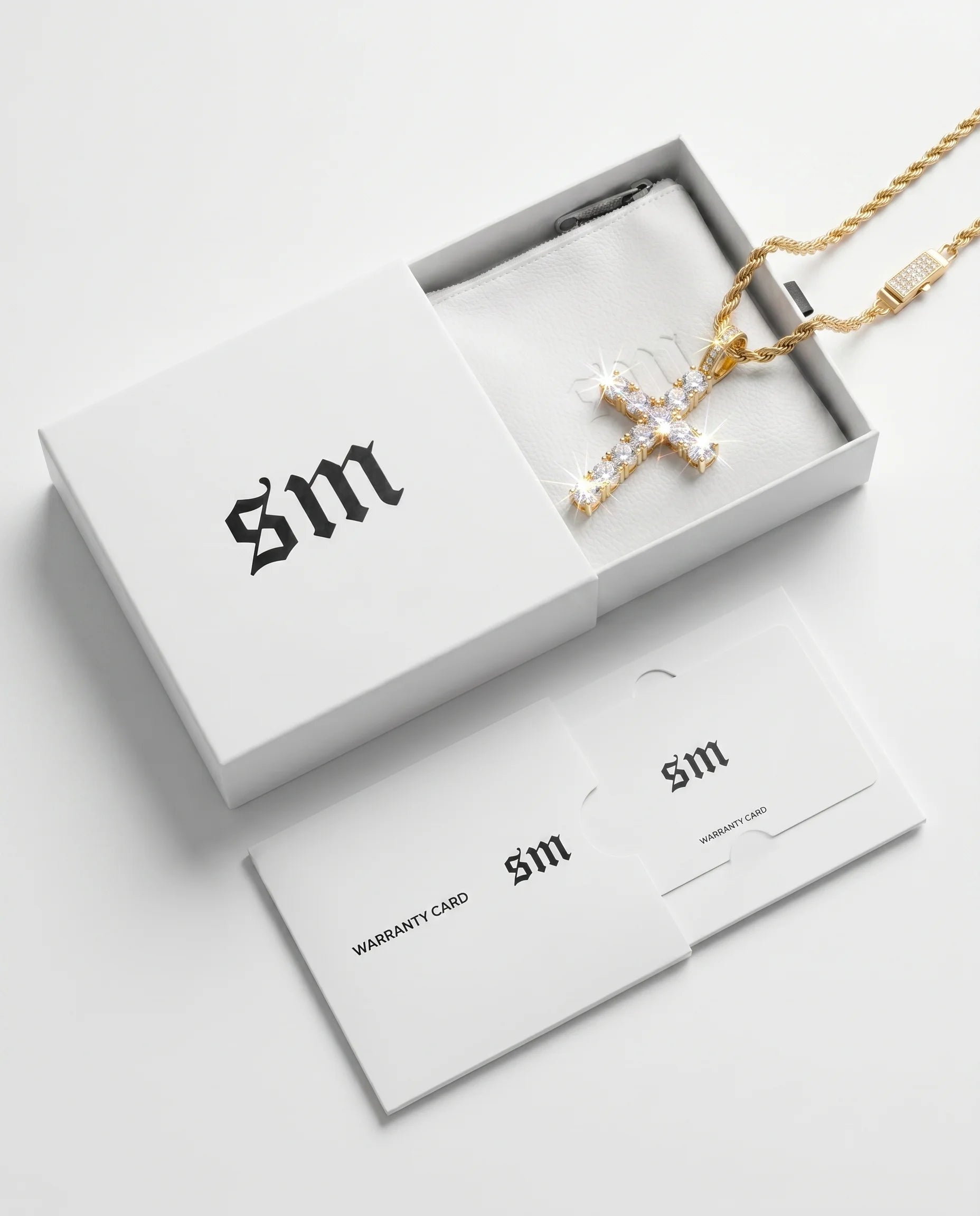 CROSS PIECE PENDANT - 18K GOLD