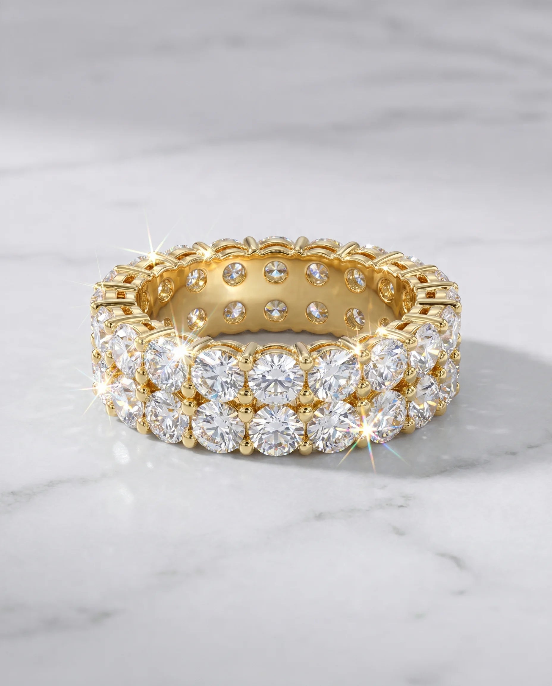 DOUBLE TROUBLE RING - 18K GOLD