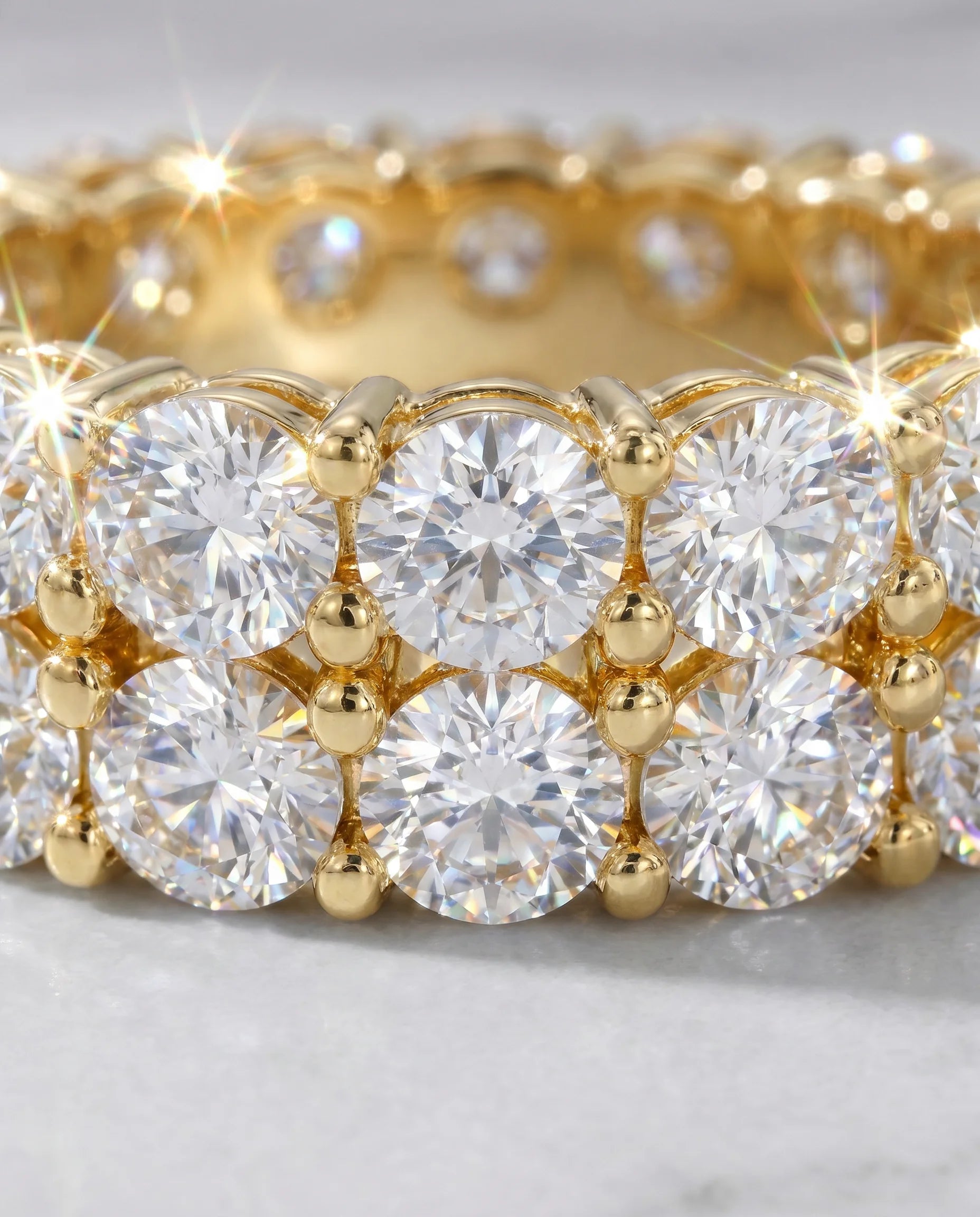 DOUBLE TROUBLE RING - 18K GOLD