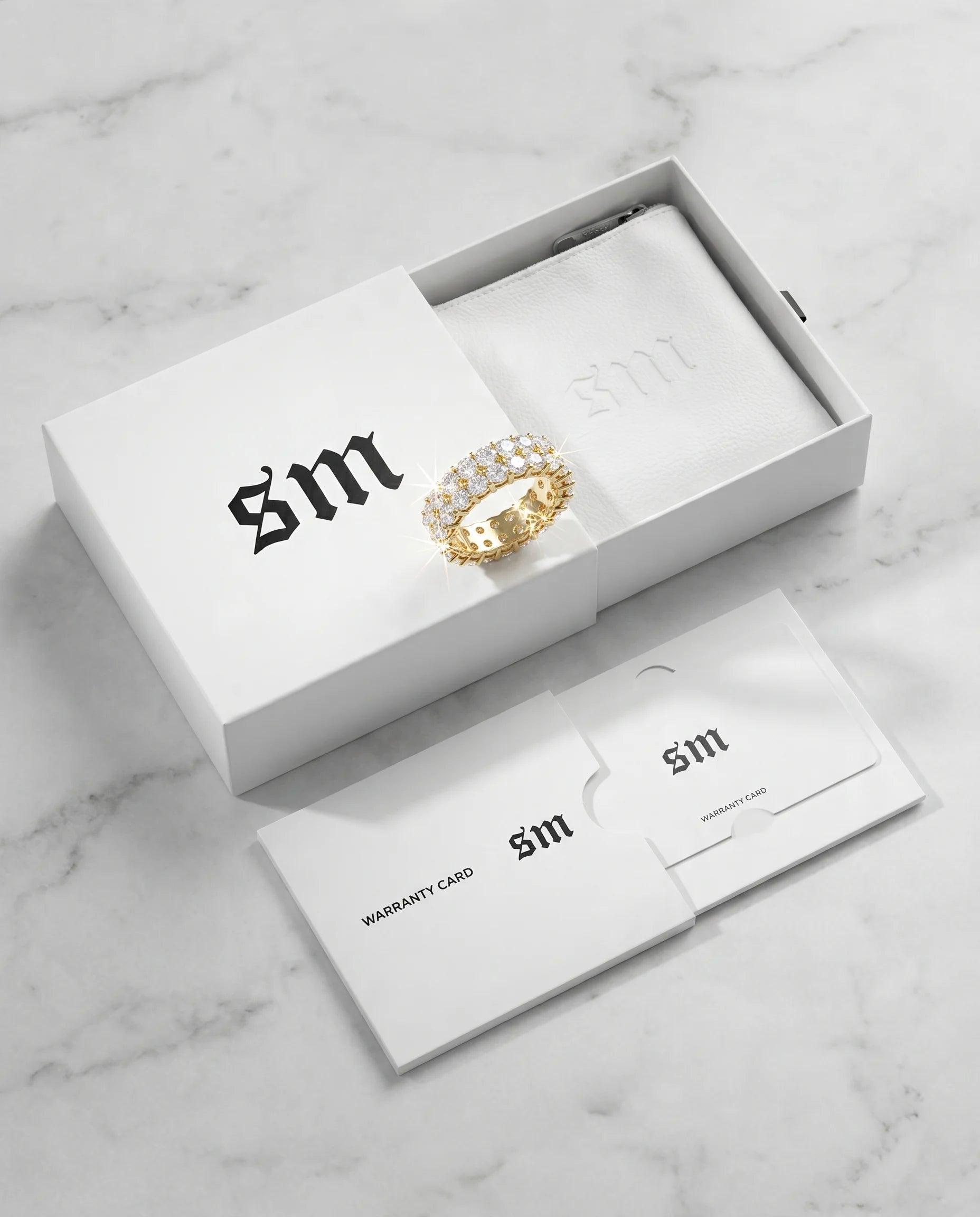DOUBLE TROUBLE RING - 18K GOLD