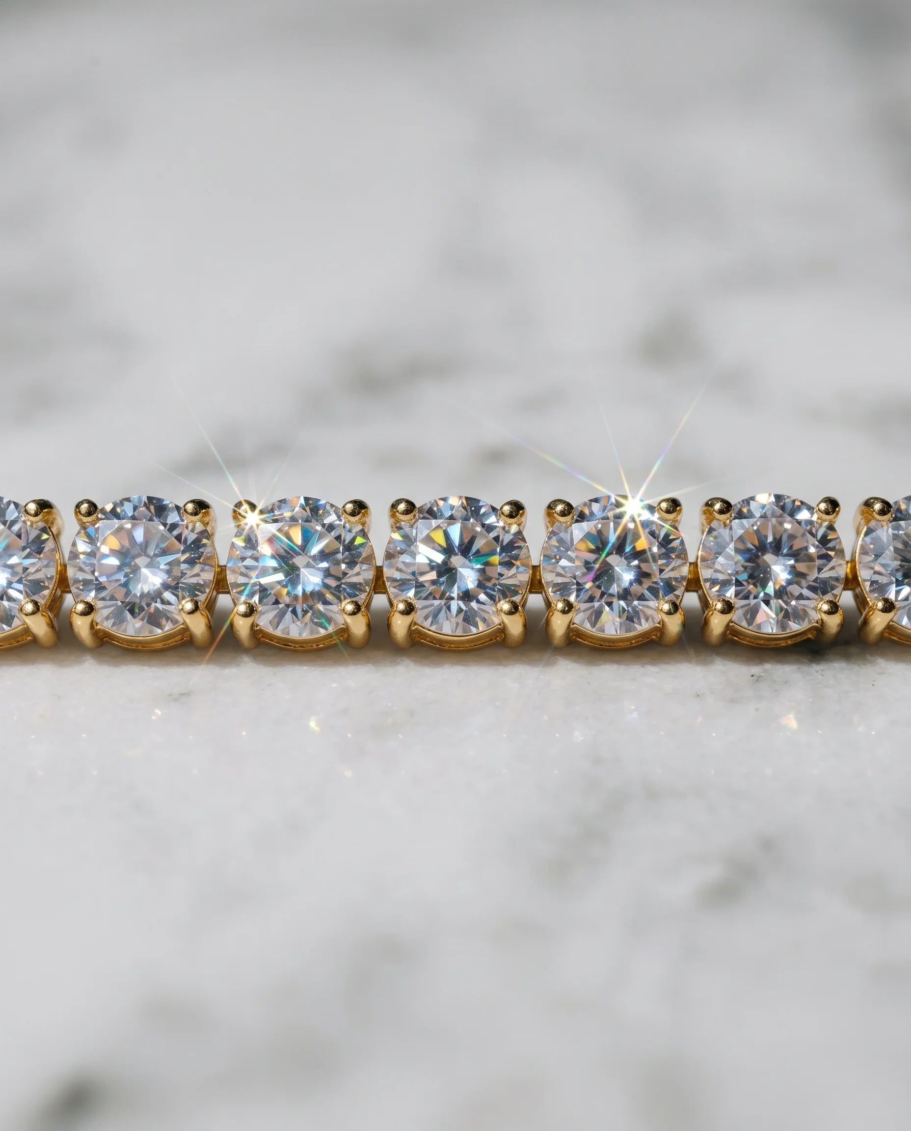 5MM TENNIS BRACELET - 18K GOLD