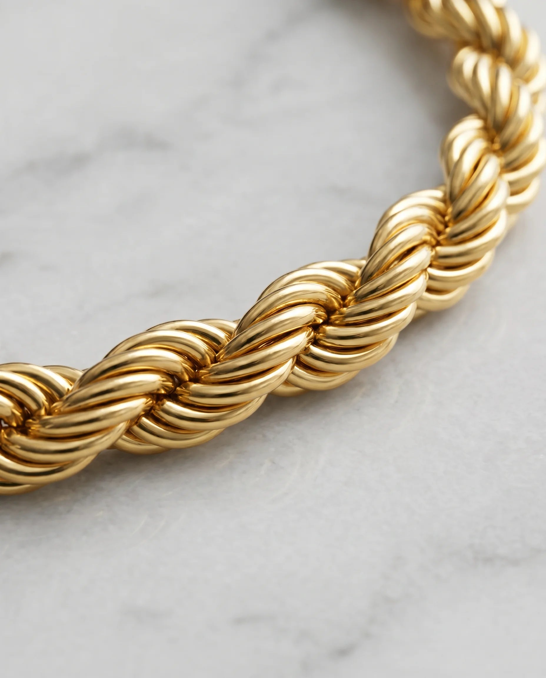3MM ROPE CHAIN - 18K GOLD