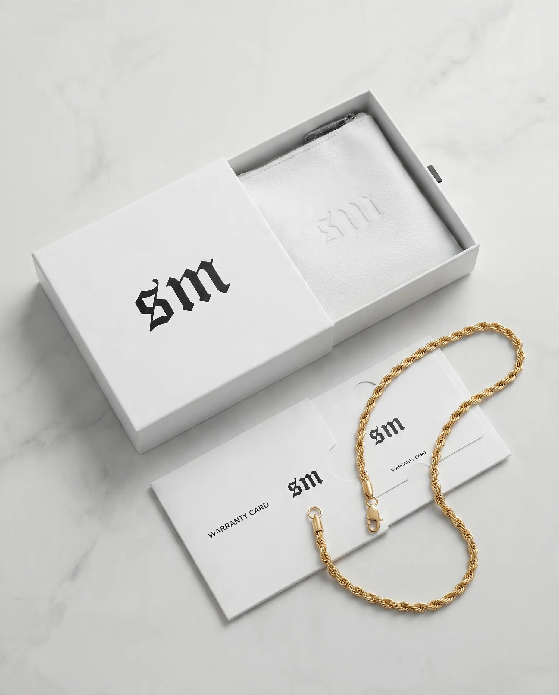 3MM ROPE CHAIN - 18K GOLD