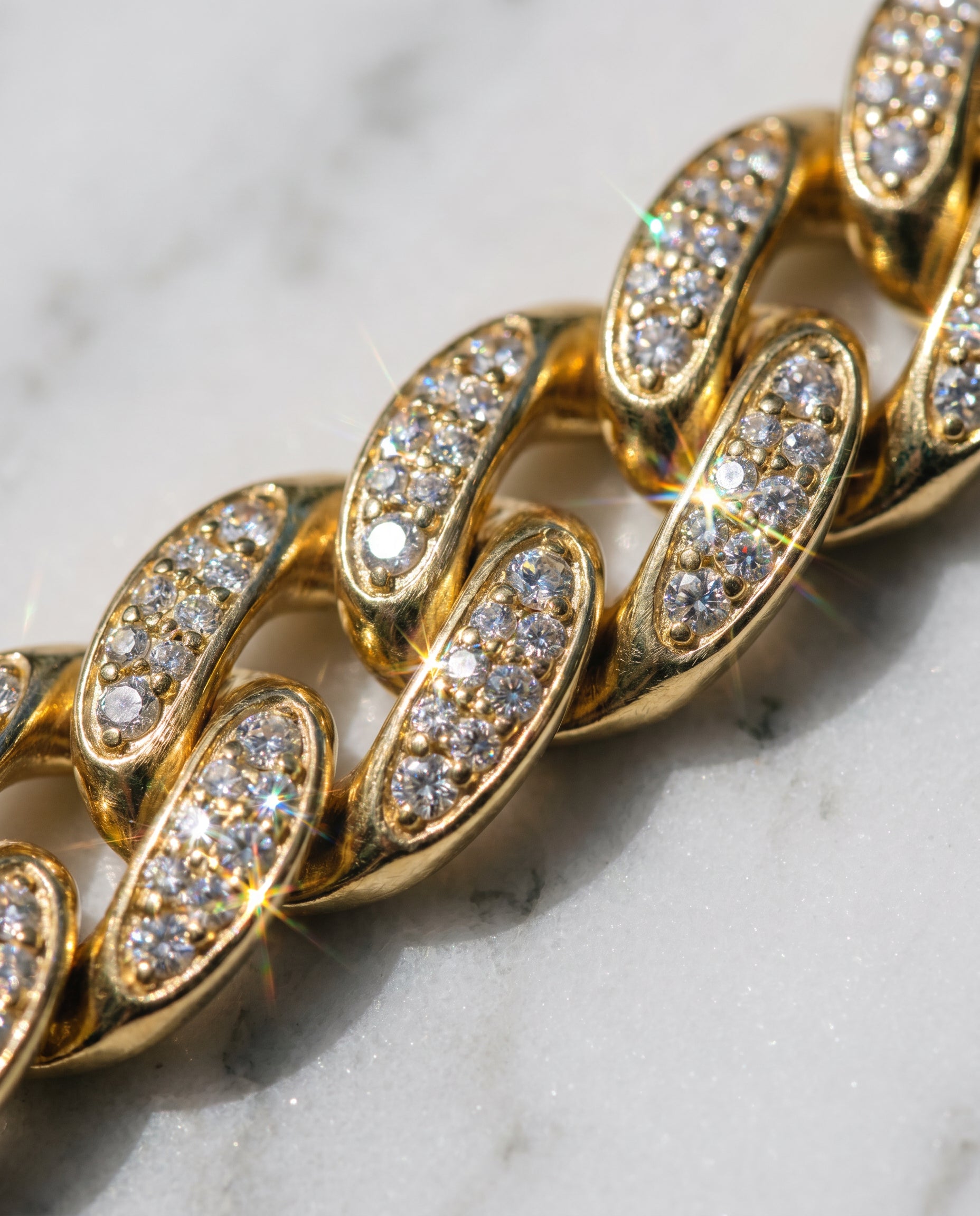 14MM CUBAN BRACELET - 18K GOLD