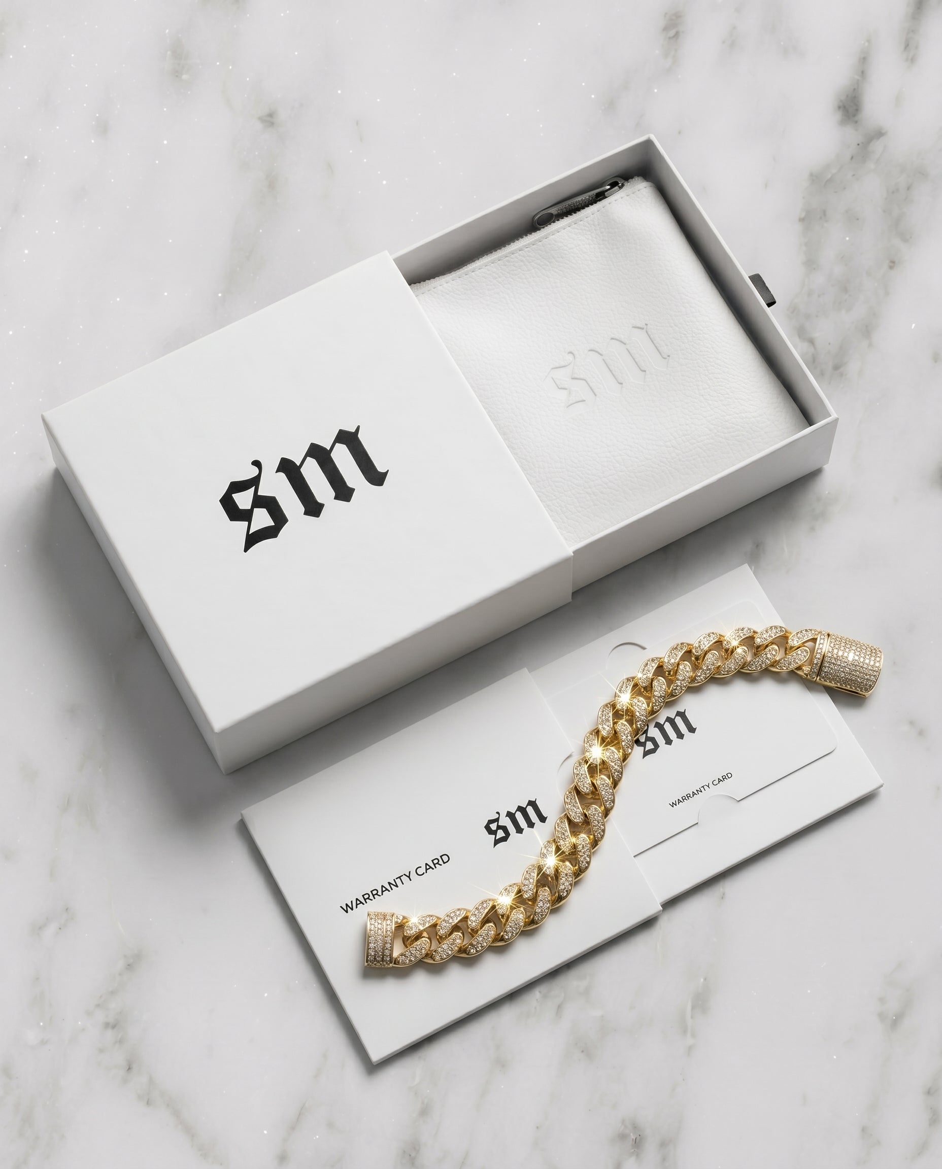 14MM CUBAN BRACELET - 18K GOLD