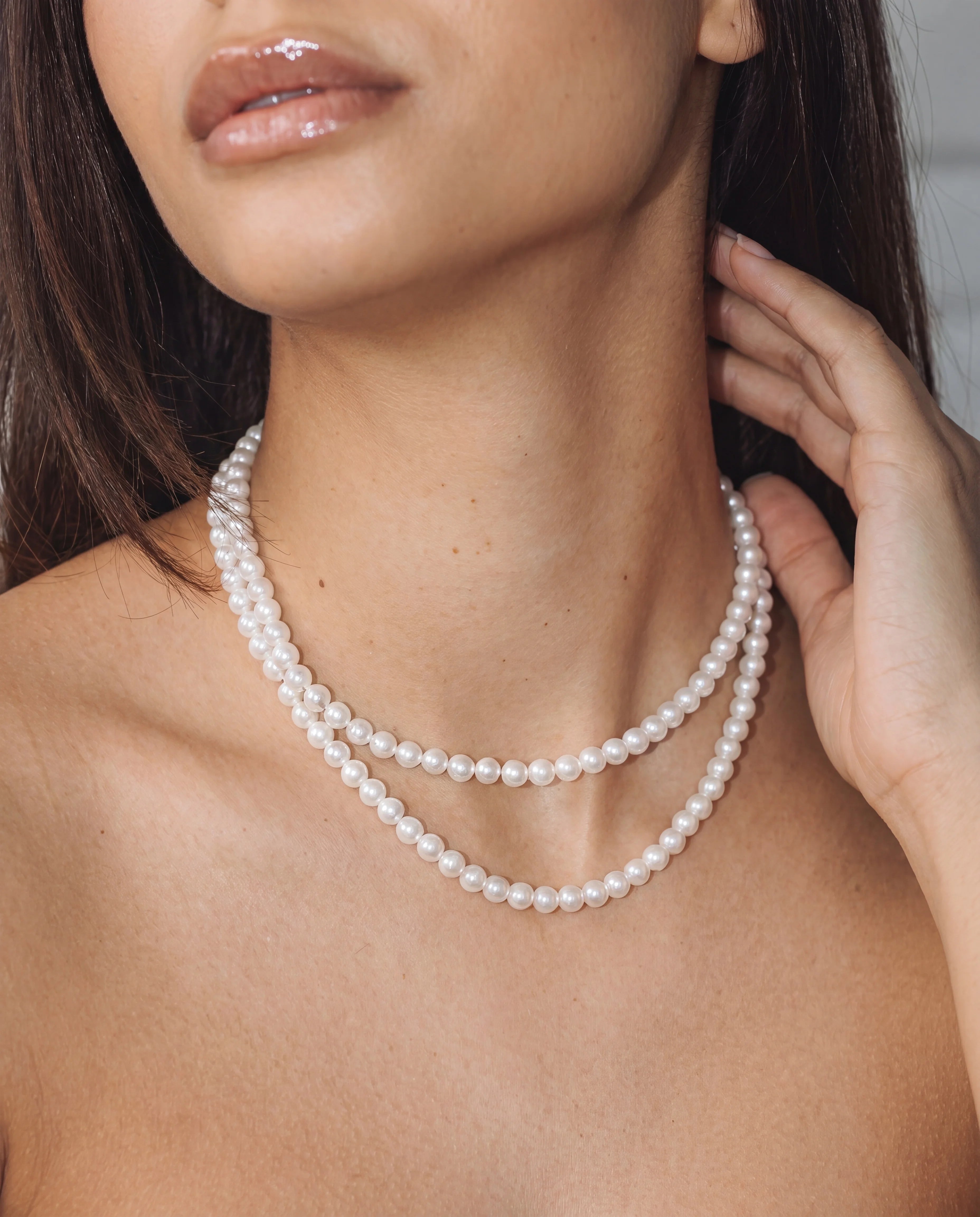 8MM PEARL NECKLACE