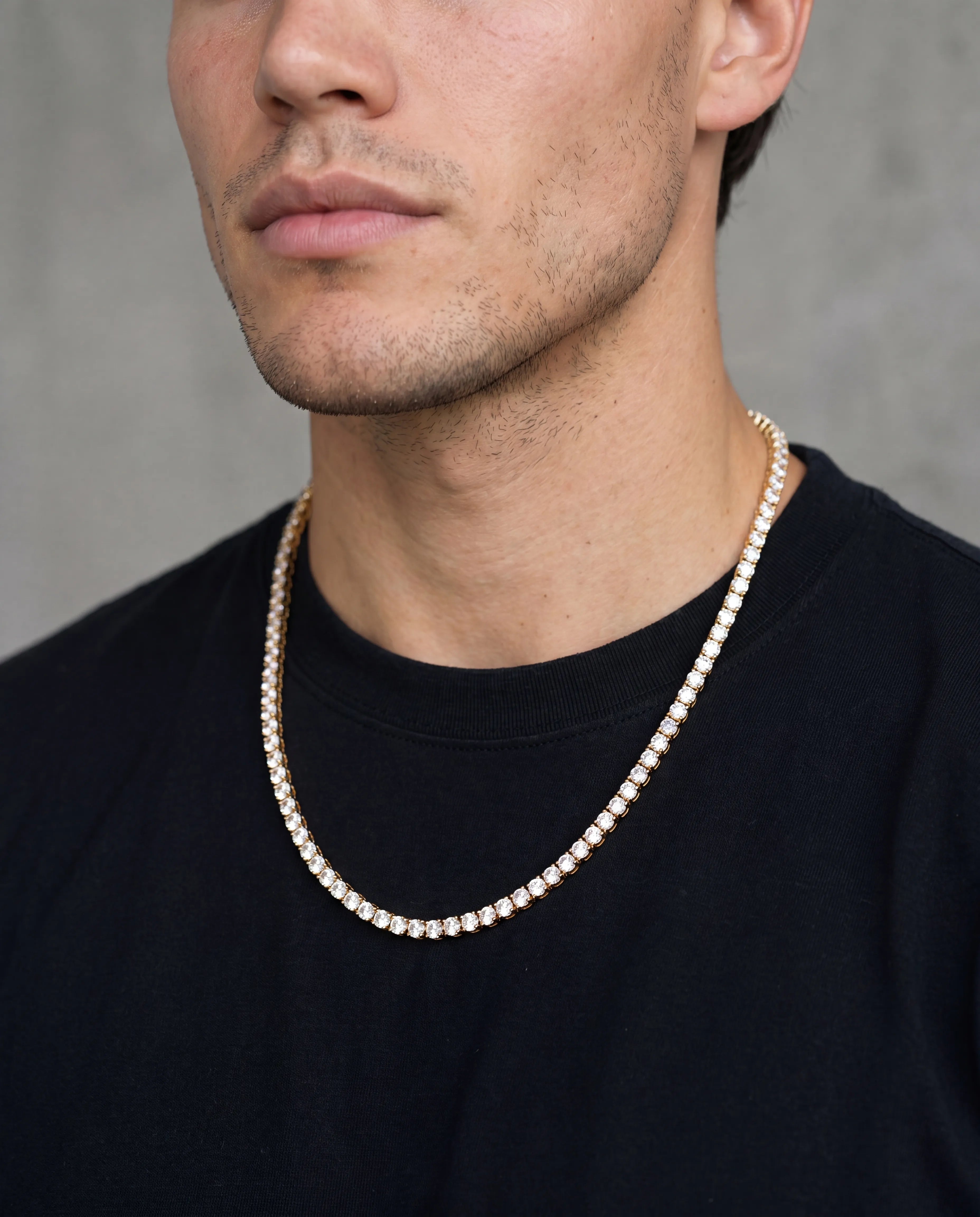 5MM TENNIS CHAIN - 18K GOLD