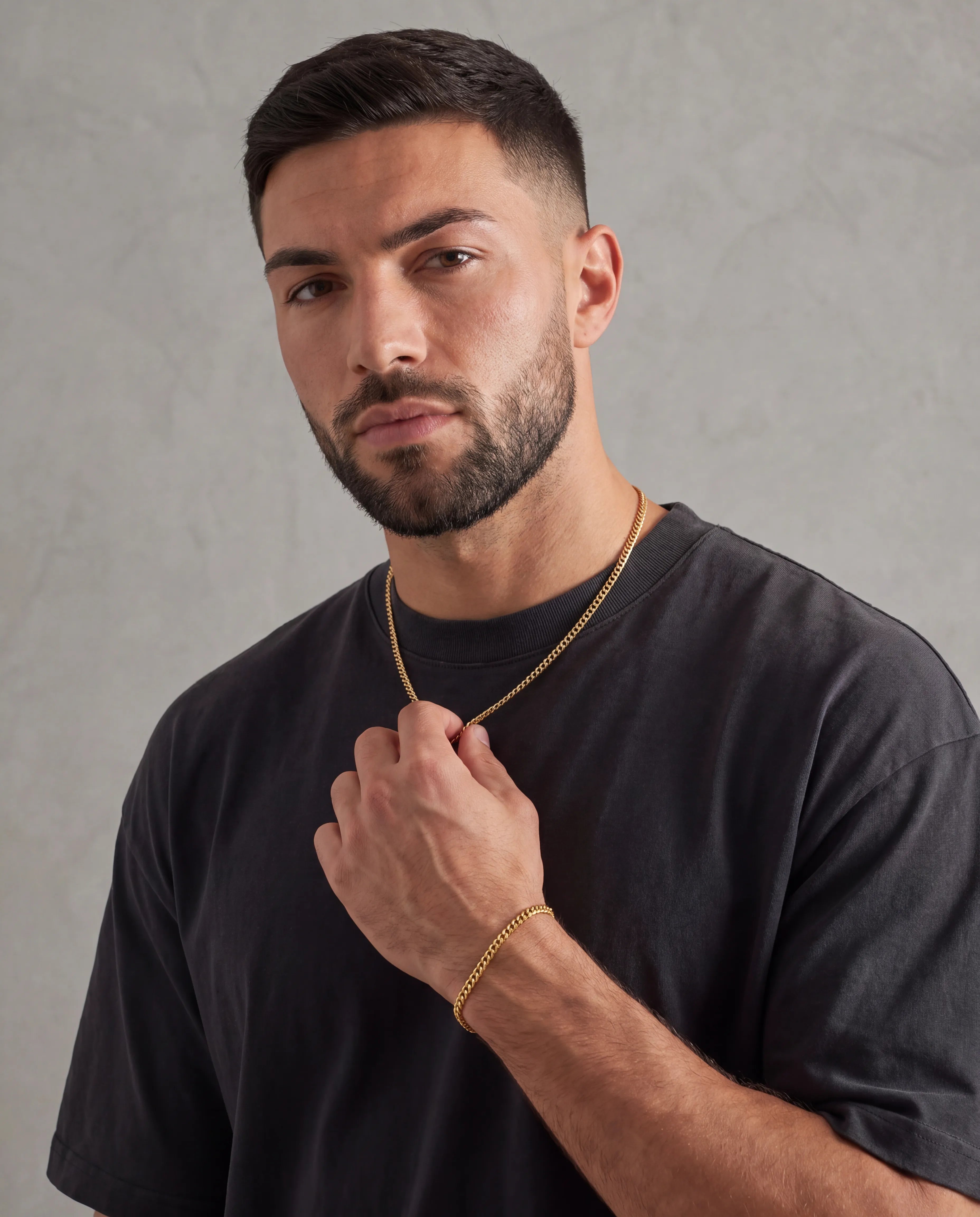 3MM CLEAN CUBAN CHAIN - 18K GOLD